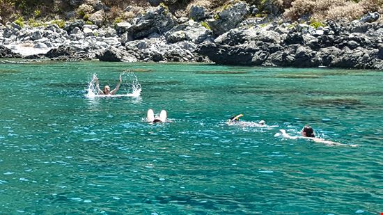 stop for swimming bagno con snorkeling nella riserva marina di Capo  Milazzo  
